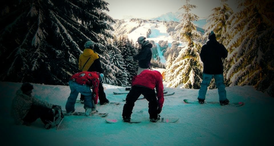 FaceBook pic of snowboarders Chopped (1)